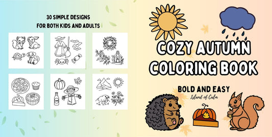 Cozy Autumn Coloring Book