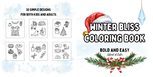 Winter Bliss Coloring Book