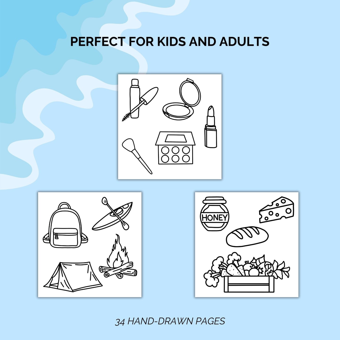 Summer Life Coloring Pages