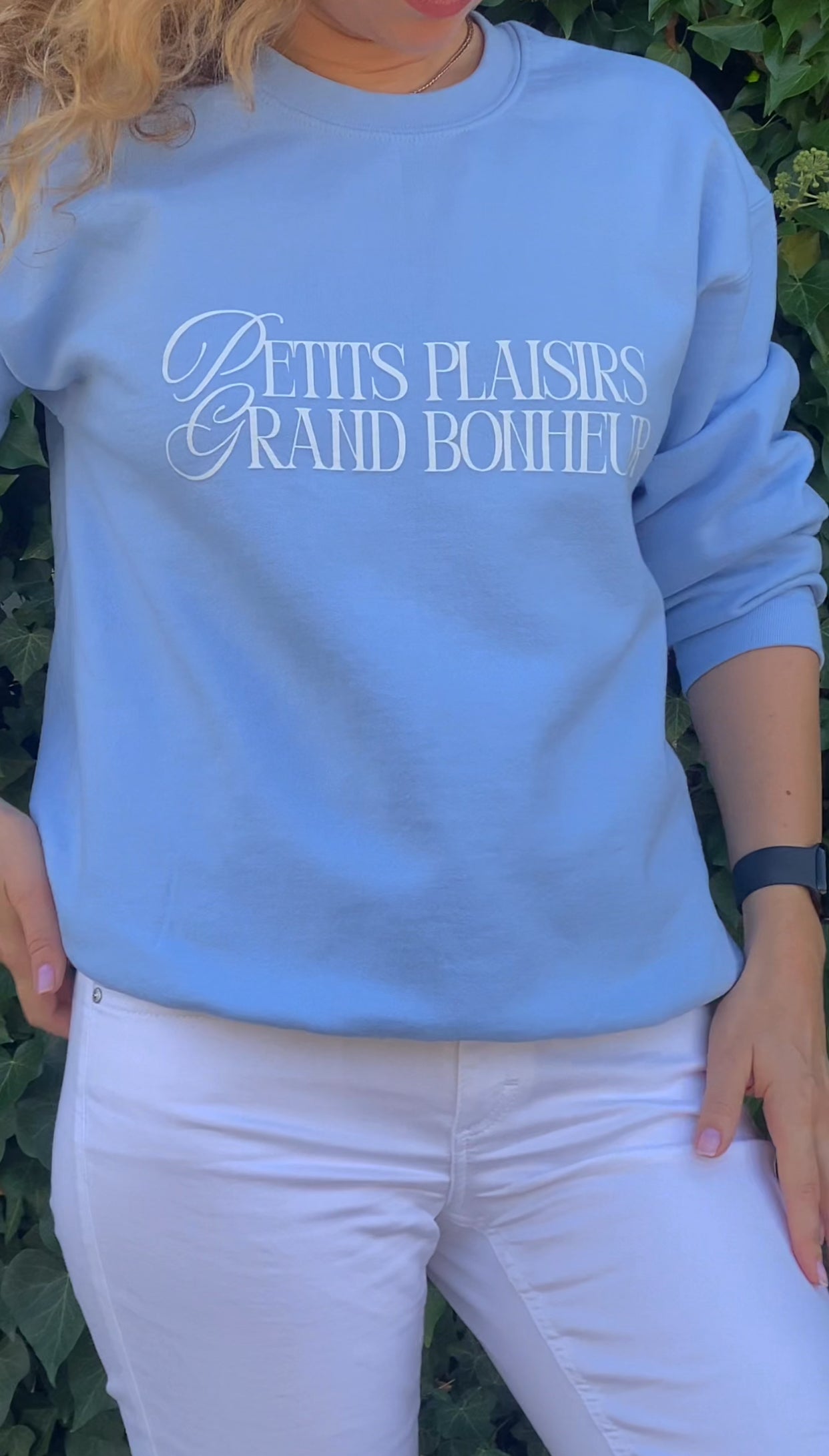 Sweatshirt for Everyday Comfort with a French Touch