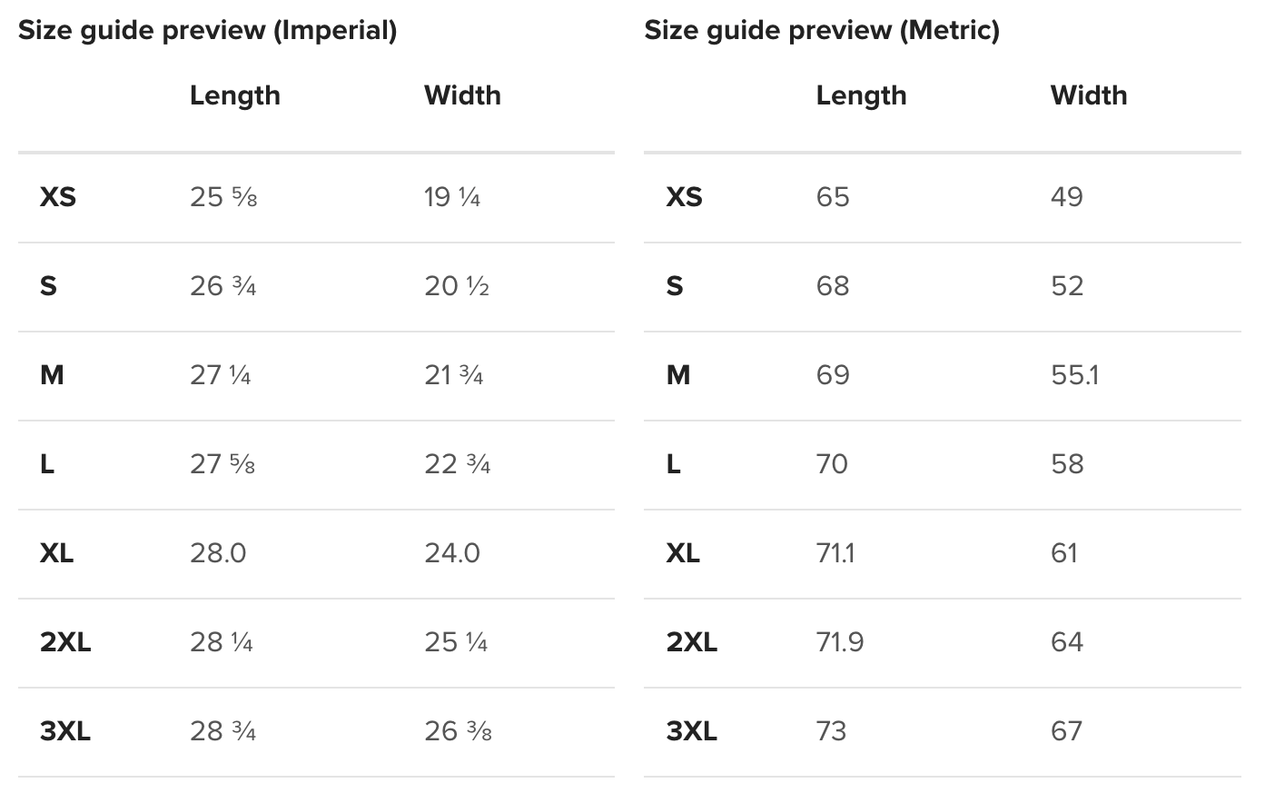 size guide for a soft orange unisex hoodie with “joy keeper” embroidery on the sleeve, made from organic cotton — eco-friendly minimalist sweatshirt.