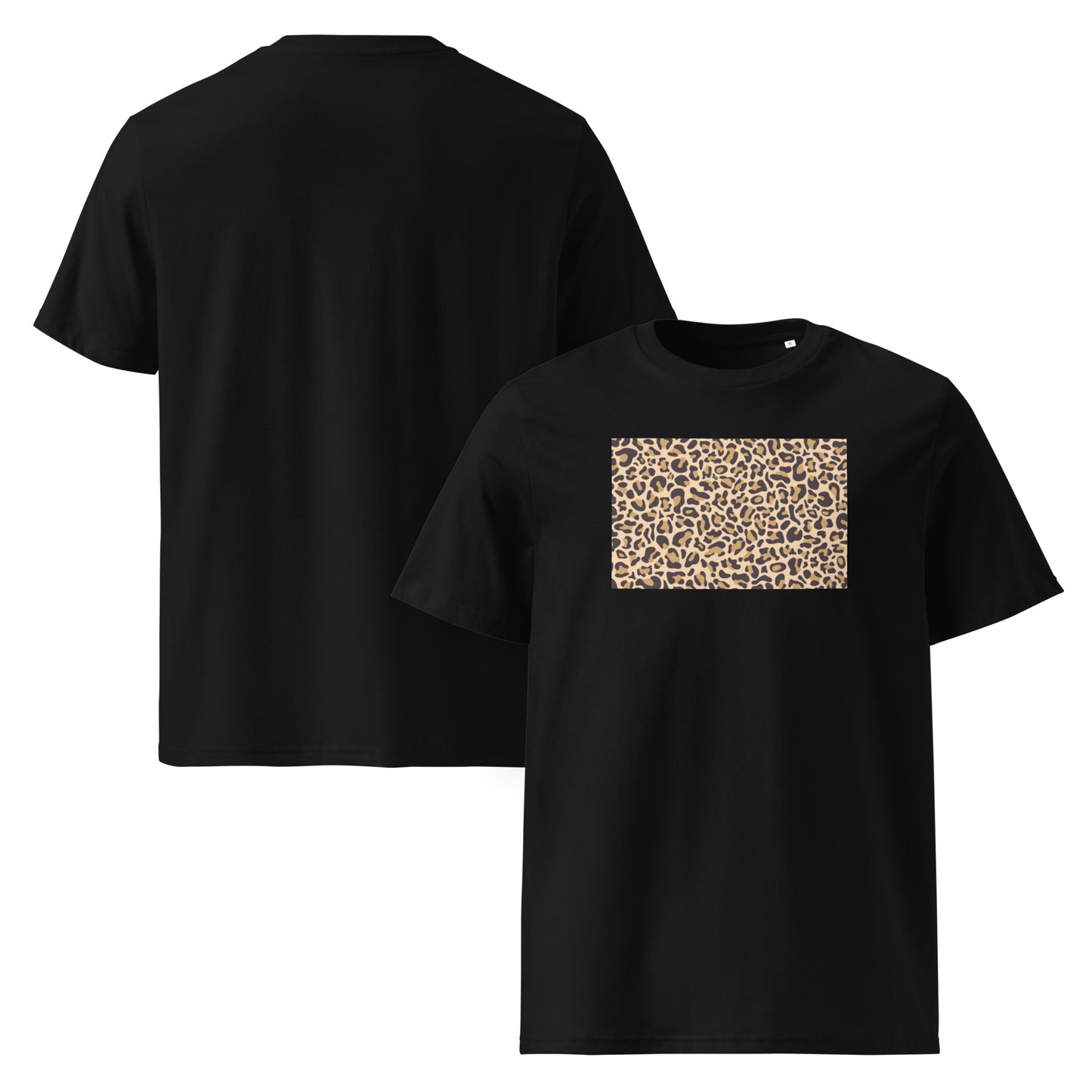 Leopard Print T-Shirt Black