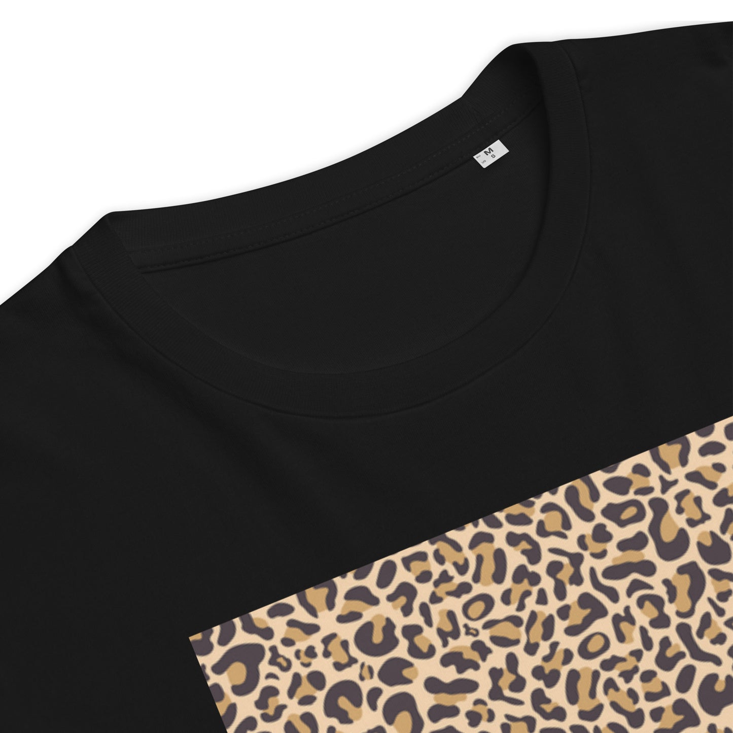 Leopard Print T-Shirt Black