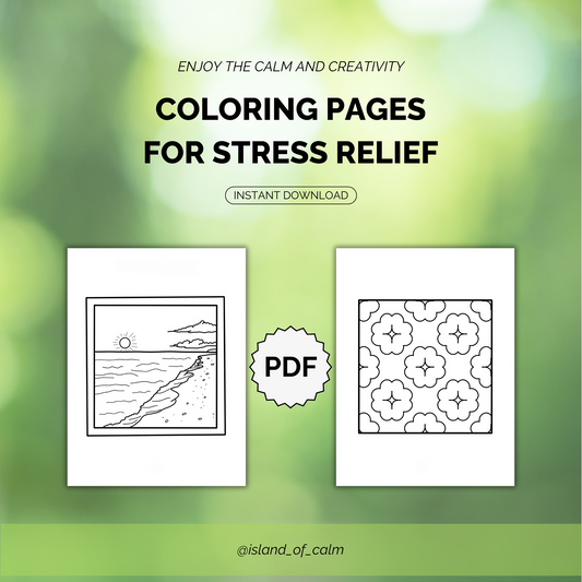 Coloring Pages for Stress Relief