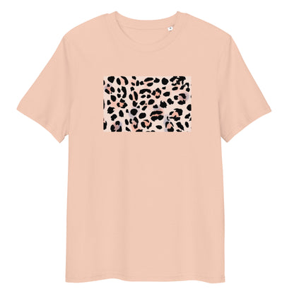 Leopard Print T-Shirt in Peach & Black