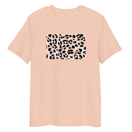 Leopard Print T-Shirt in Peach & Black