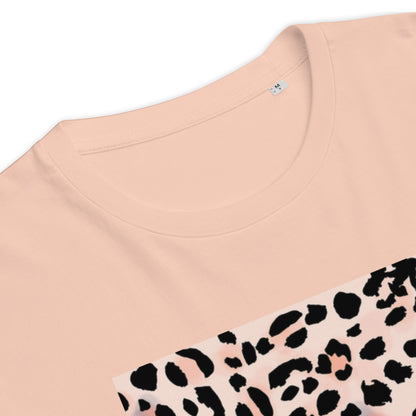 Leopard Print T-Shirt in Peach & Black